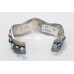 Bangle Bracelet Kada 925 Sterling Silver Women Turquoise Lapis Lazuli Stone C257